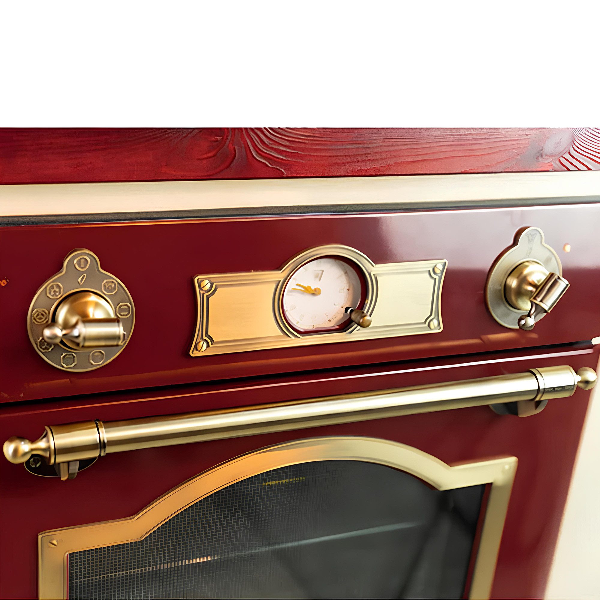 Kaiser Küchengeräte Backofen-Set Herd Set Autark Elektro Backofen, Selbstreinigung, Drehspieß, 8 Funktionen mit Glaskeramik Kochfeld 60cm Einbau Herd 4 QuickHeat-Kochzonen Hi-Light EH 6355 RotEm+KCT 6185 RotEm., mit 1-fach-Teleskopauszug, katalytische Selbstreinigung