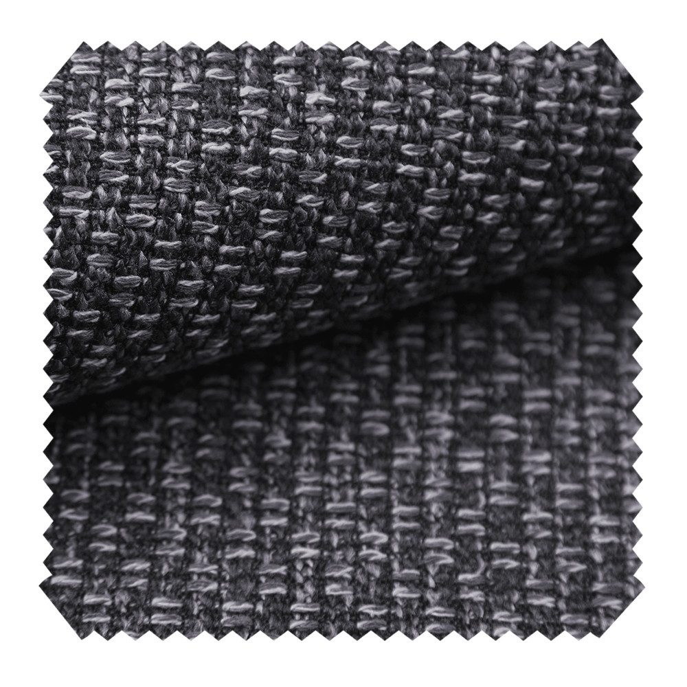 novely® Stoff MALBORN - Melierter Möbelstoff - Grob Gewebter Polsterstoff, Strapazierfähig, Kuschelweich, Meterware, 1lfm
