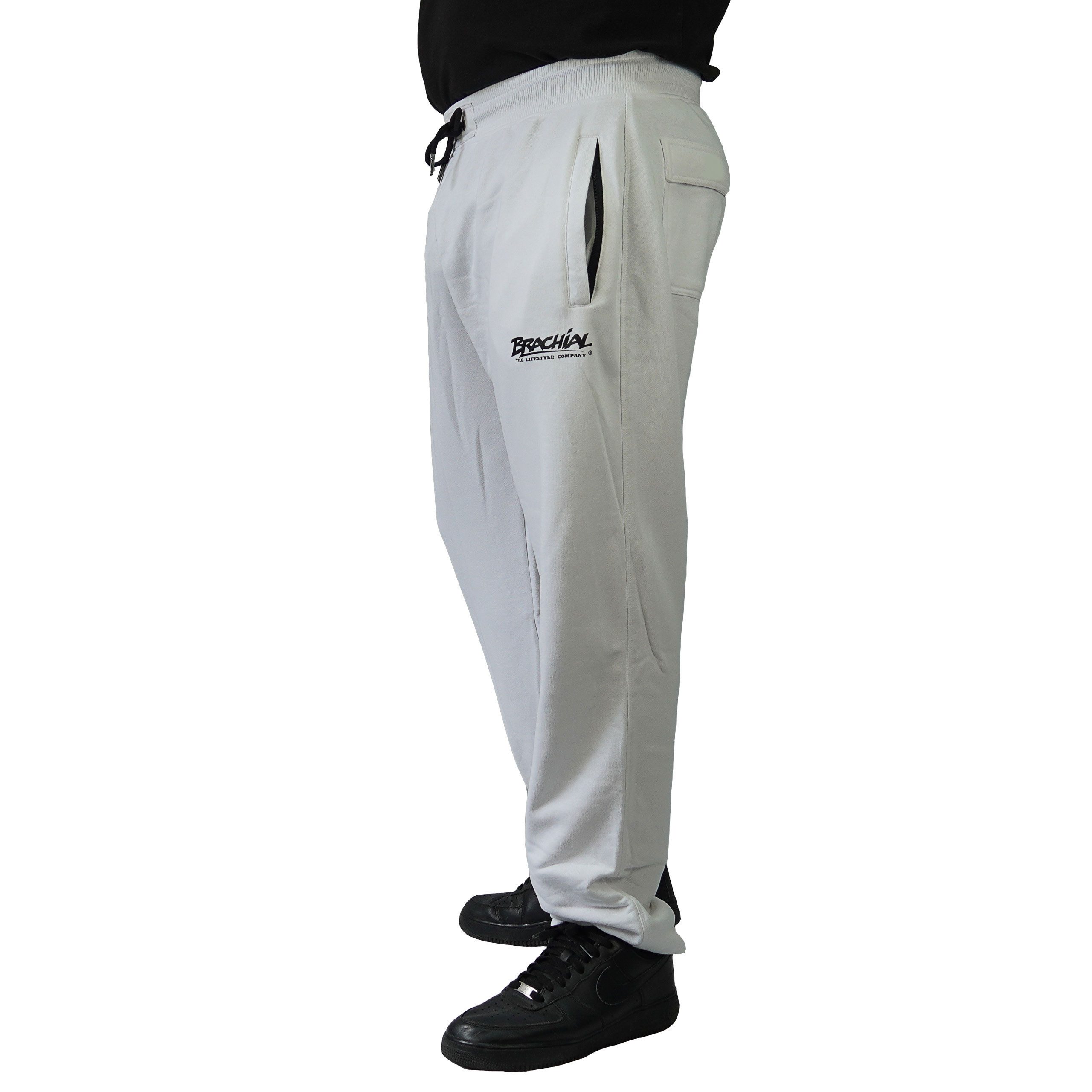 BRACHIAL THE LIFESTYLE COMPANY Sporthose Brachial Sporthose "Lightweight" weiß