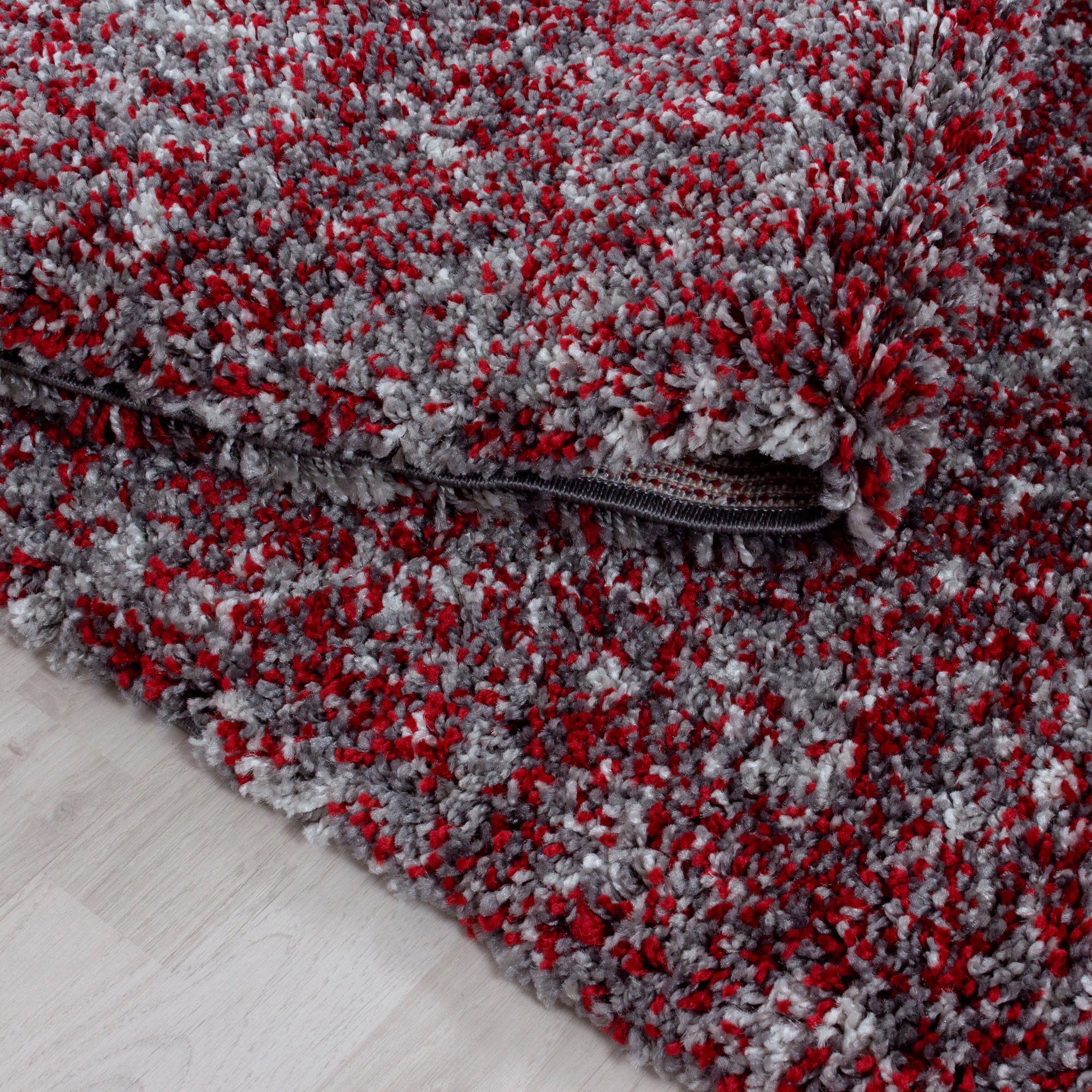 Ayyildiz Teppiche Hochflor-Teppich Enjoy Shaggy, rund, Höhe: 50 mm, auch als Läufer, Shaggy, Langflor, meliert, Wohnzimmer