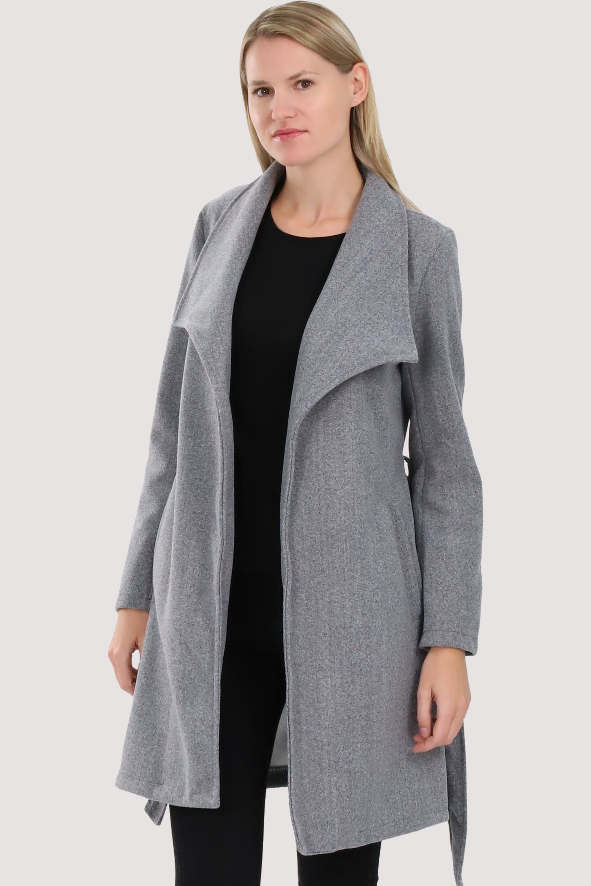 malito more than fashion Langmantel 15142 langer Trenchcoat Longjacke Überg günstig online kaufen