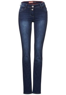 Cecil Slim-fit-Jeans Style Scarlett Mid Blue 4-Pocket-Style