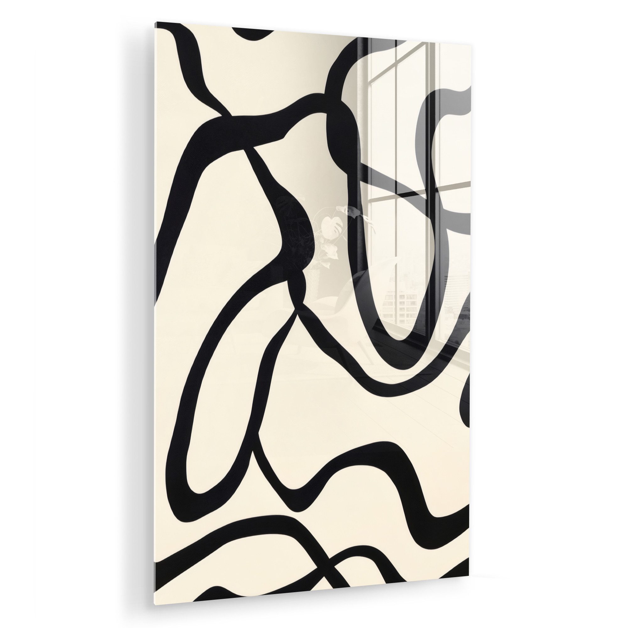 MuchoWow Acrylglasbild Abstrakt - Linien - günstig online kaufen