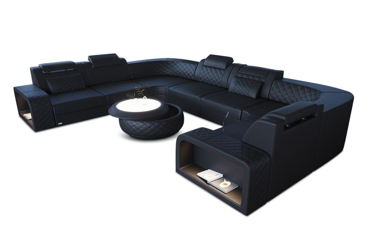 Sofa Dreams Wohnlandschaft Ledersofa Foggia U günstig online kaufen