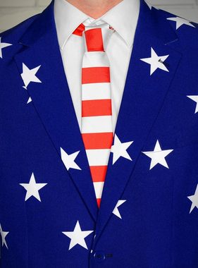 Opposuits Partyanzug Stars and Stripes, Ausgefallene Anzüge für coole Männer