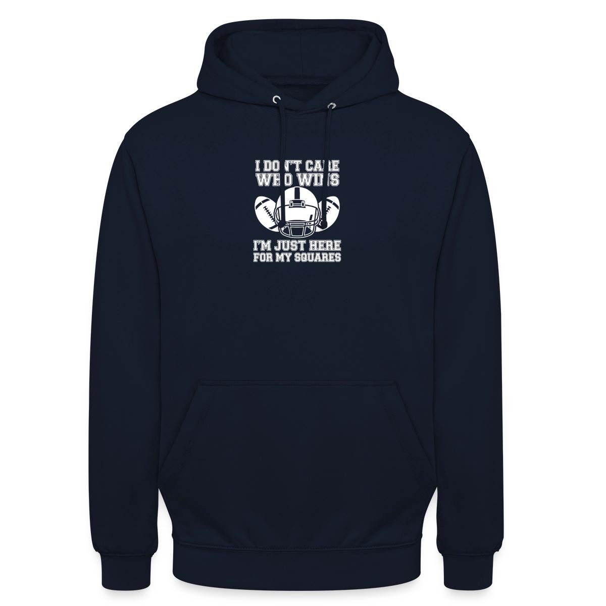 Spreadshirt Hoodie American Football Squares Spieltag Unisex Hoodie (1-tlg)