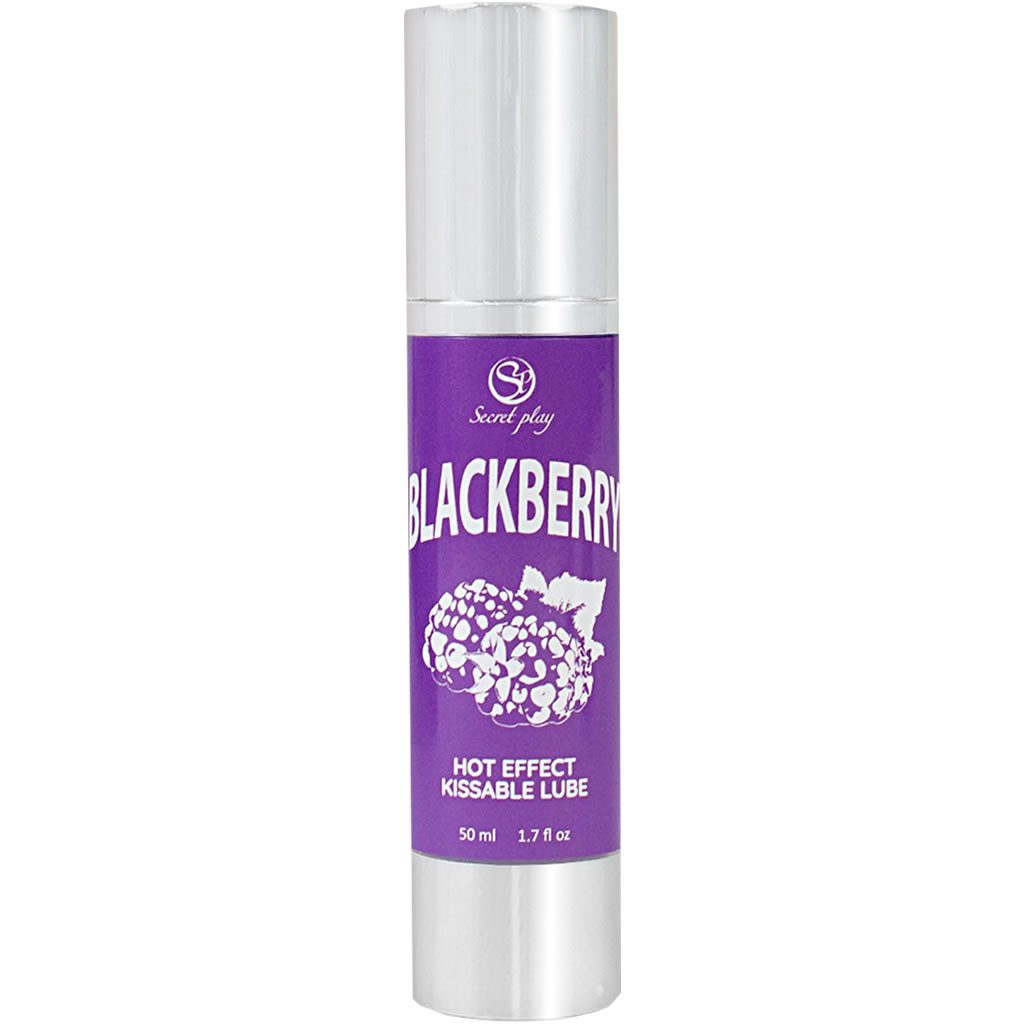 SECRET PLAY Gleitgel Hot Effect - Blackberry, Flasche mit 50ml, 1-tlg., wärmendes Gleitgel mit Brombeer-Aroma