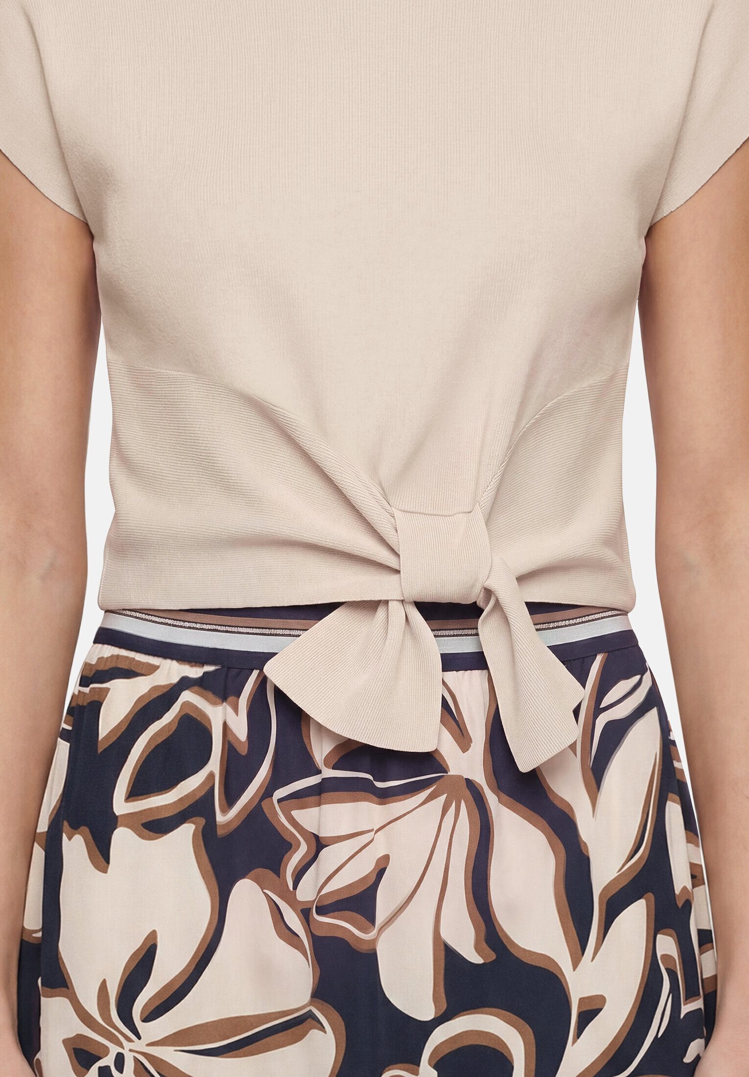 Betty Barclay Stricktop Damen mit Schleifenknoten