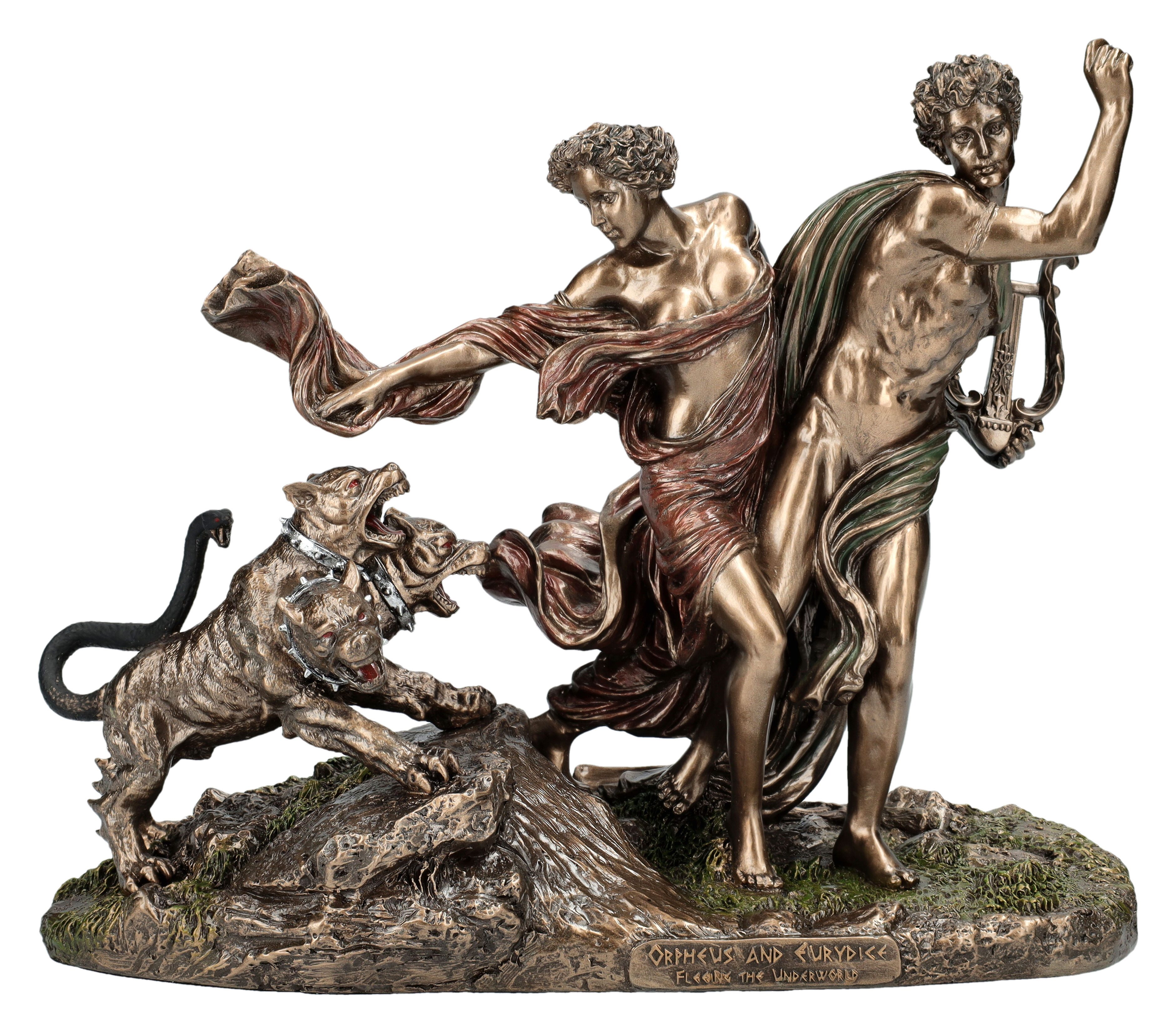 Figuren Shop GmbH Dekofigur Eurydike Figur – Griechische Mythologie Statue Orpheus 18.5 cm Deko
