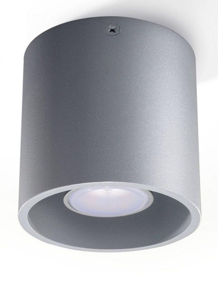 SOLLUX lighting Deckenleuchte ORBIS, ohne Leuchtmittel, Deckenlampe,  geeignet für Leuchtmittel GU10 max. 40 Watt
