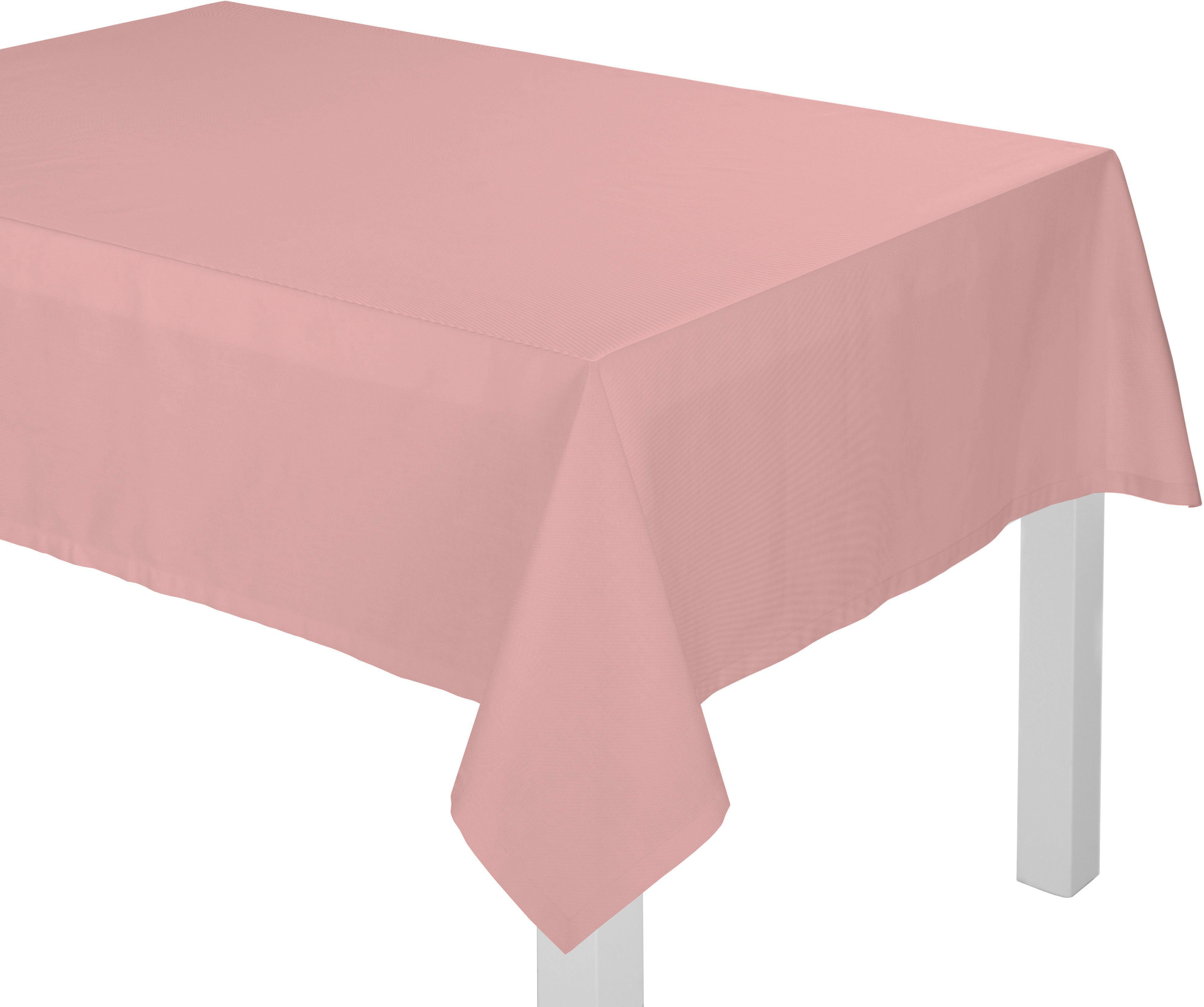 Adam Collection, nachhaltig Tischdecke rosa Uni