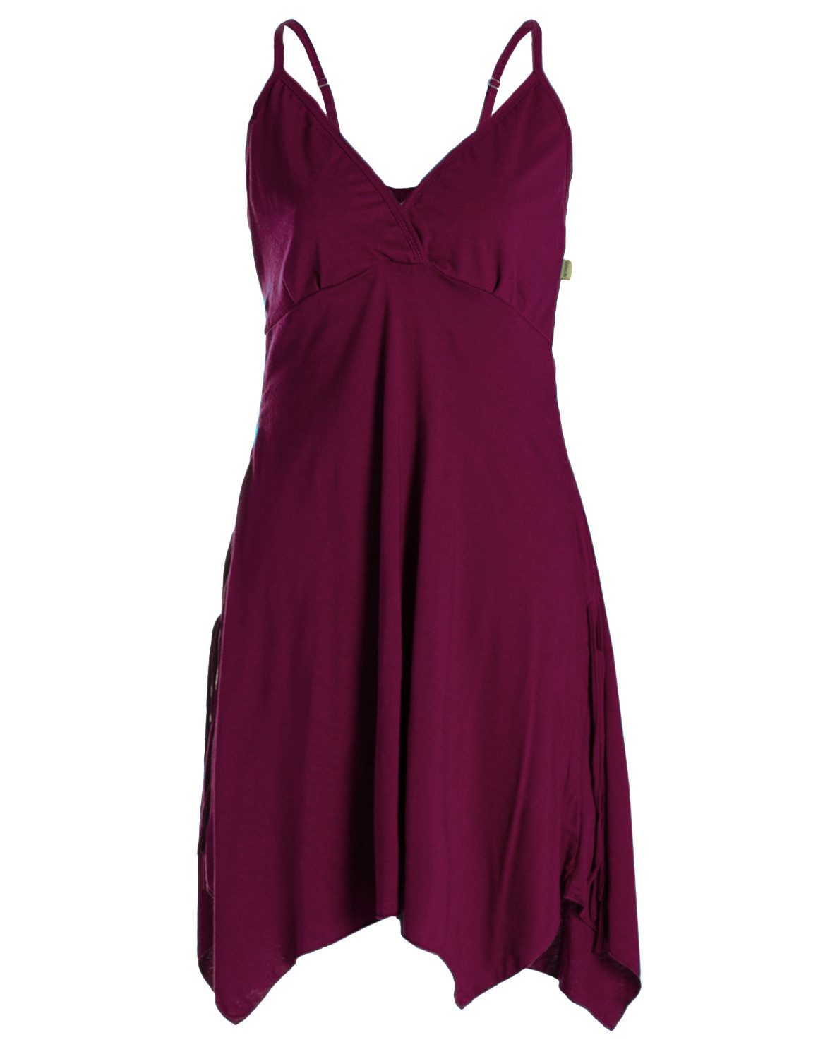 Vishes Sommerkleid Damen Bio-Baumwolle Spaghettiträger-Kleid Hippie, günstig online kaufen