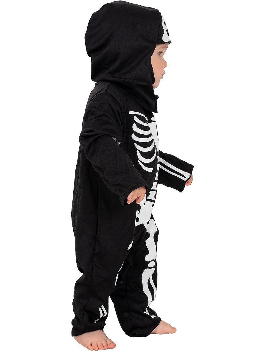 Funidelia Kostüm Skelett Kostüm für Babys, Halloweenkostüm für ganz kleine Spukgestalten