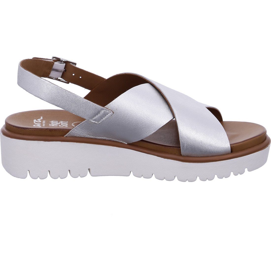 Ara Ara Schuhe, Sandalette grau 045273 - Sandalette Glattleder Bilbao