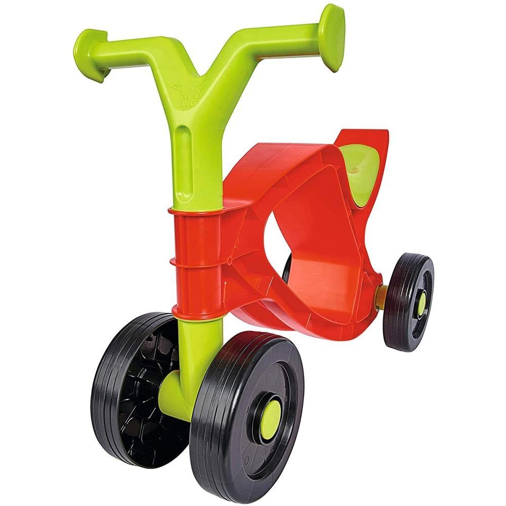 BIG Laufrad Flippi, Rot Kleinkinder Tragkraft, 25kg zu Grün, und bis Rutschrad, Fahrrad