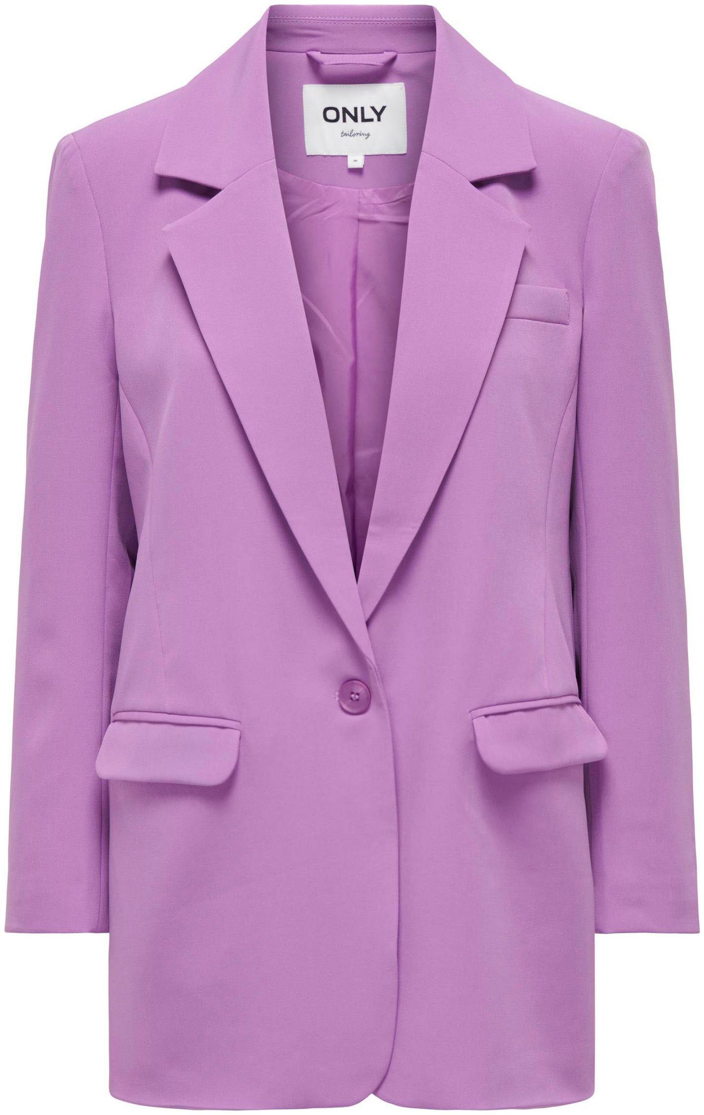 Blazer Court Femme Only Onlanna - Bleu Ciel De Nuit, Taille 38 EU