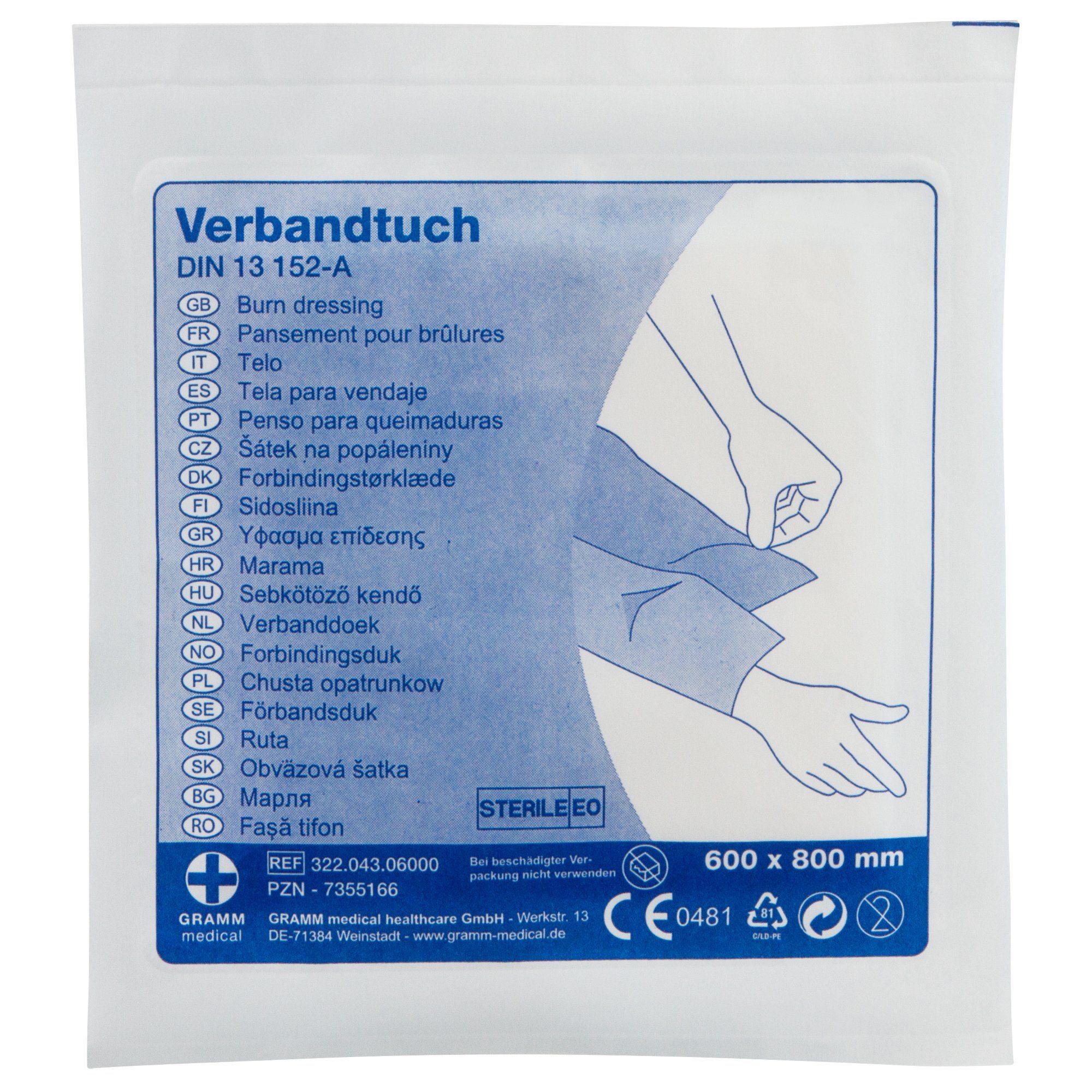 GRAMM medical Erste-Hilfe-Set steril
