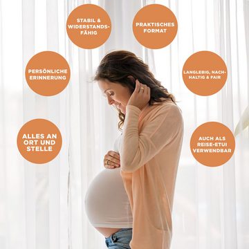 petit amour Mutterpass-Hülle LEONIE Schwangerschafts-Organizer & Leder Etui Geburtsgeschenk, Reiseunterlagen, Organizer, Lederetui Dokumente