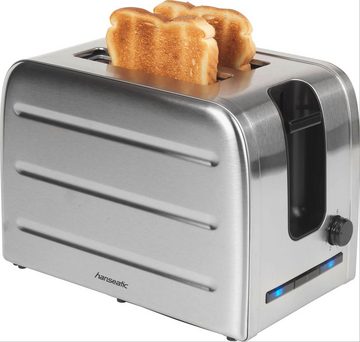 Hanseatic Toaster 36814853, 2 kurze Schlitze, 1050 W