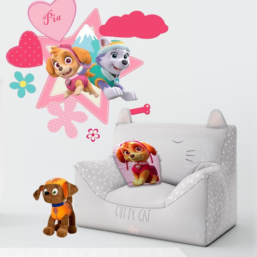 PAW PATROL Dekokissen Skye 3D Konturen Deko-Kissen 40 x 30 cm Paw Patrol