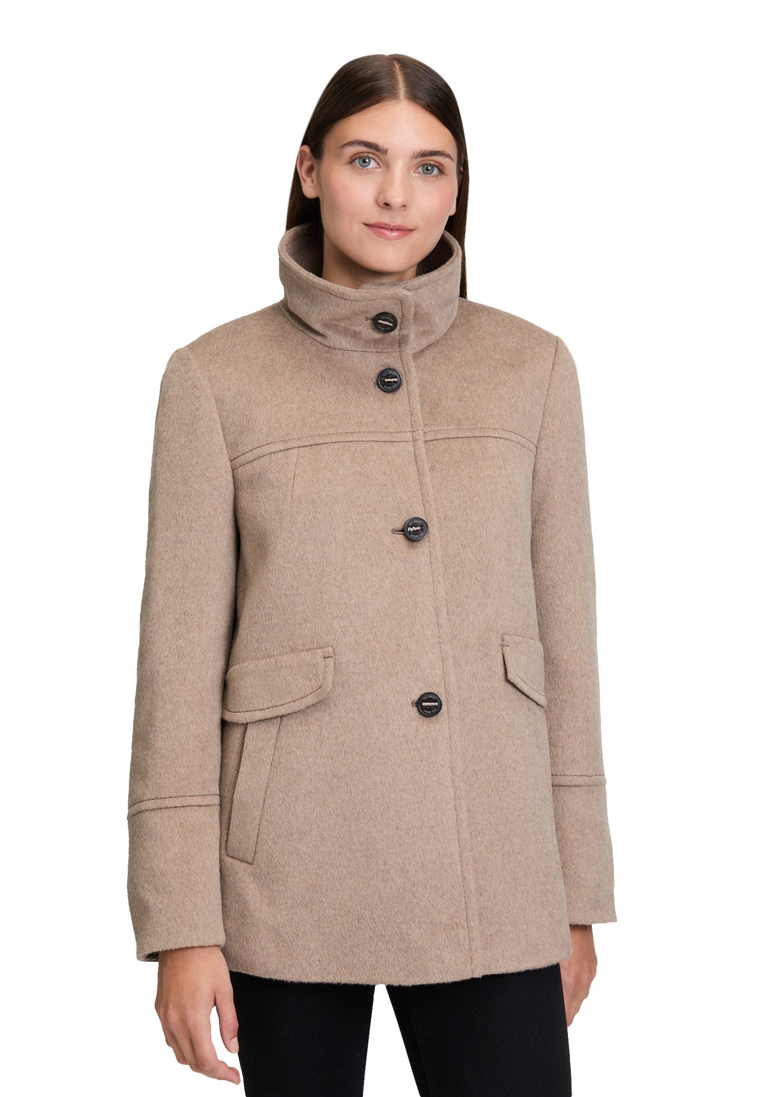 Gil Bret Wolljacke mit Stehkragen und günstig online kaufen