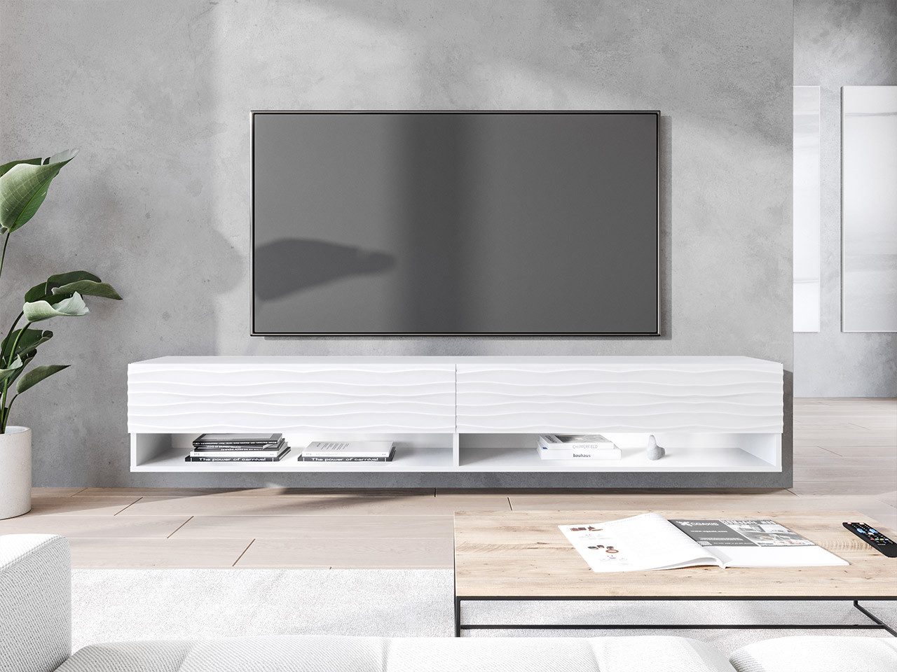 MIRJAN24 TV-Schrank A180 MDF (mit zwei günstig online kaufen