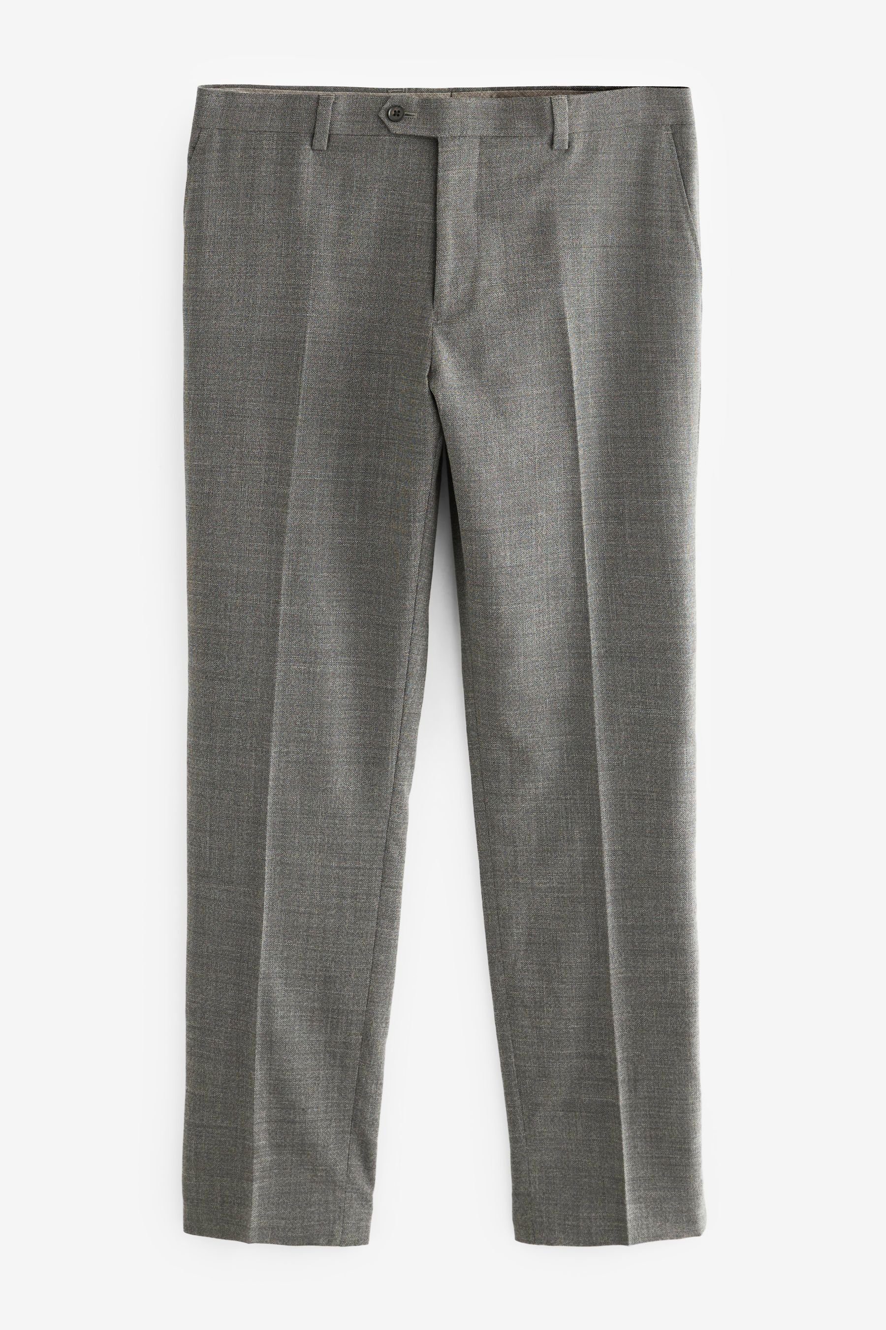 Next Anzughose Slim Fit strukturiertes Signature Anzughose (1-tlg) Grey | Anzughosen