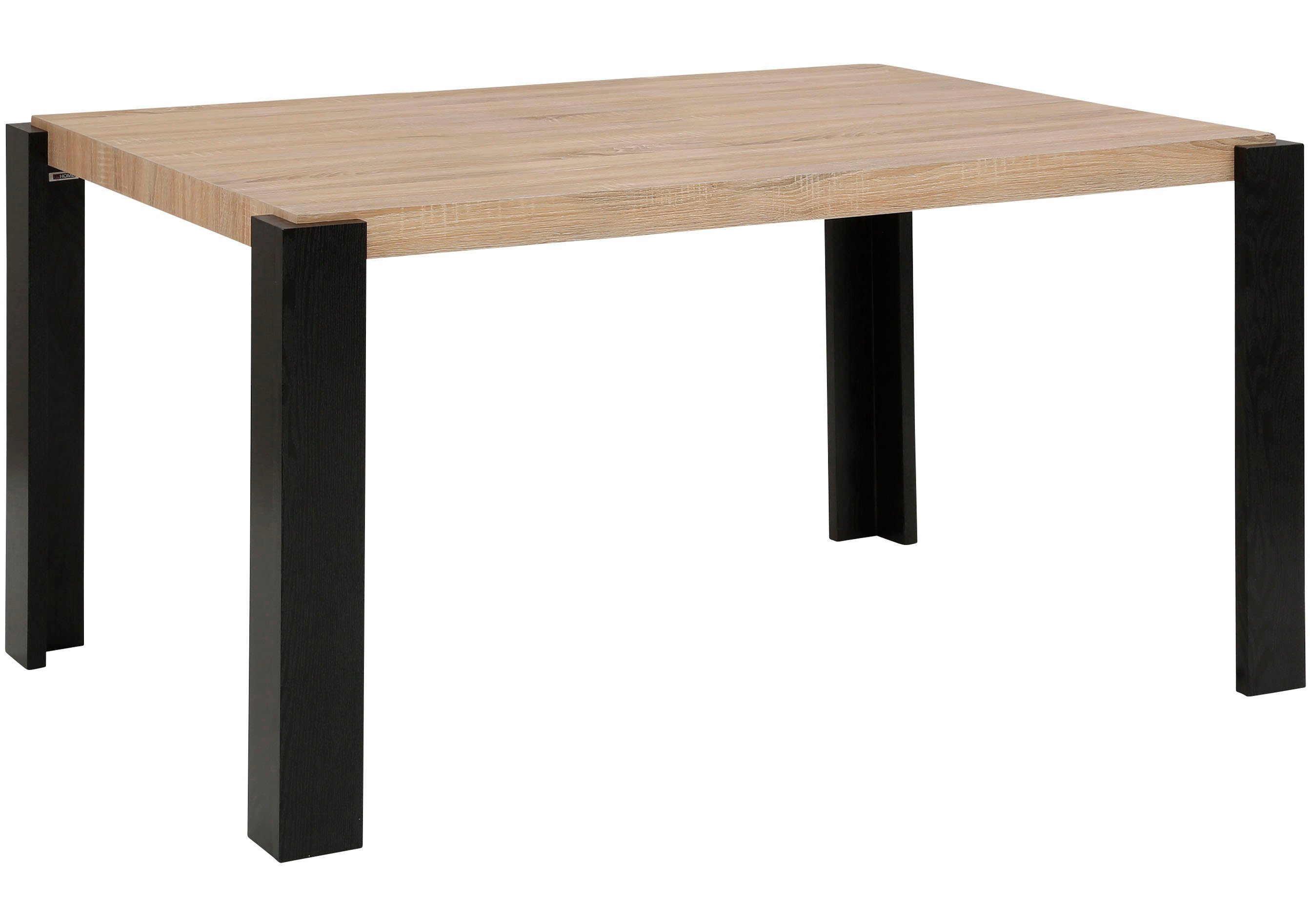 INOSIGN Tischplatte und Gestell Esstisch in Holzoptik, verschiedene Größen, Höhe cm 76 Hosaby,