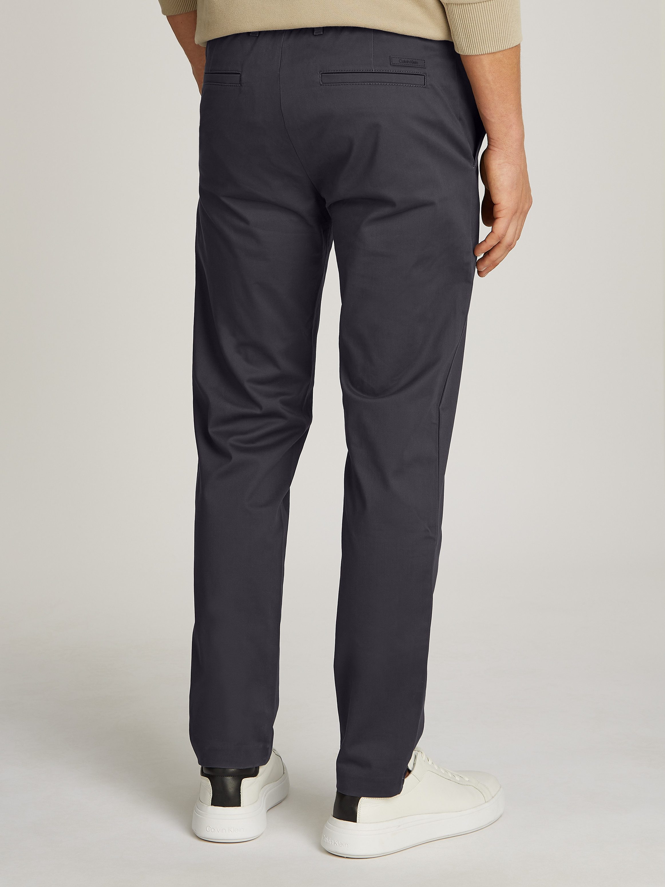 Calvin Klein Chinohose SATEEN STRETCH TAPERED günstig online kaufen