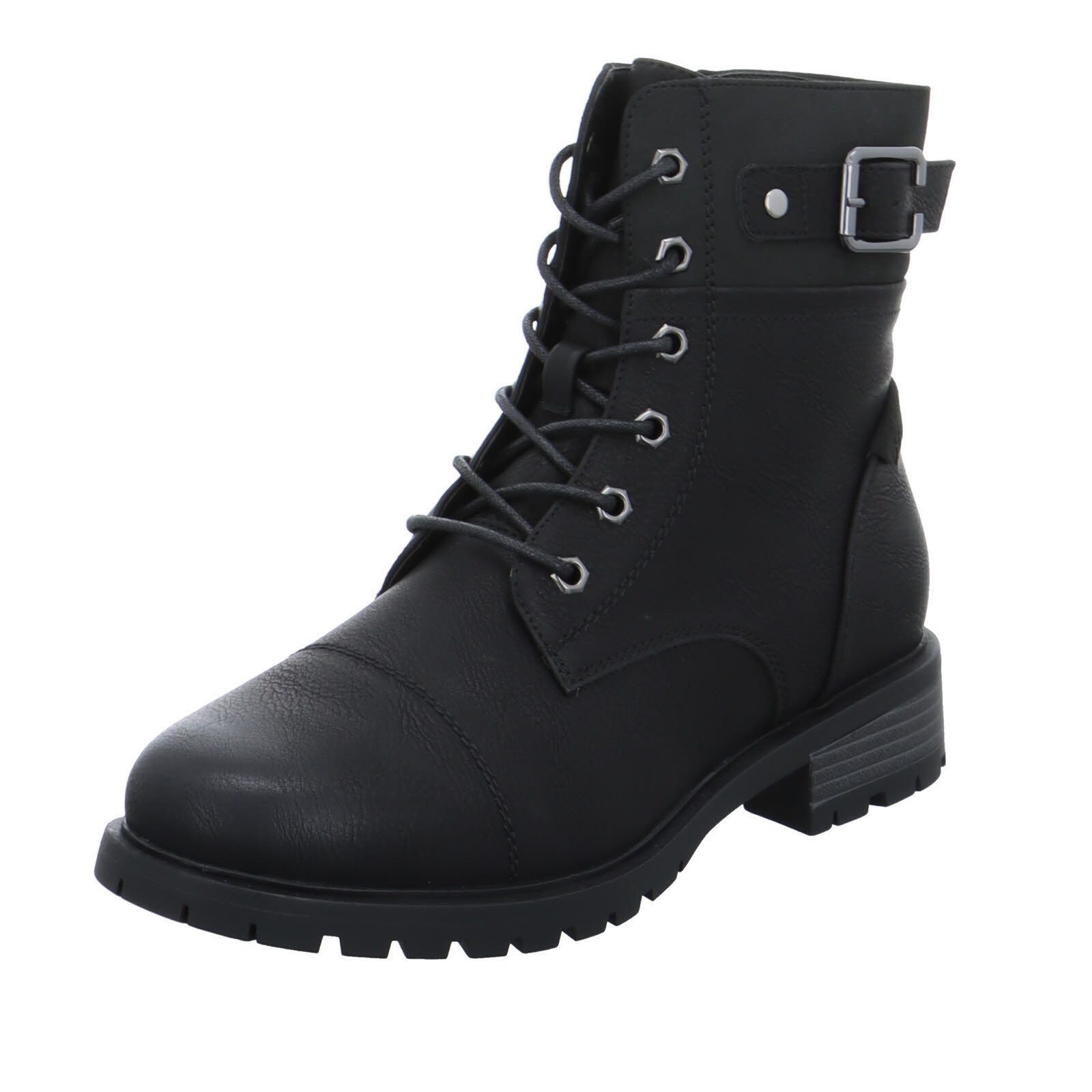 Alyssa 9M-60723-17-BK Schnürstiefelette