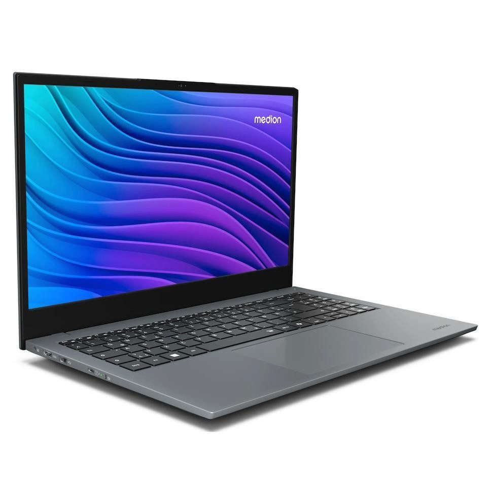 Medion® MD62715 Notebook (Grau, 15,6 Zoll Full HD, AMD Ryzen 5)
