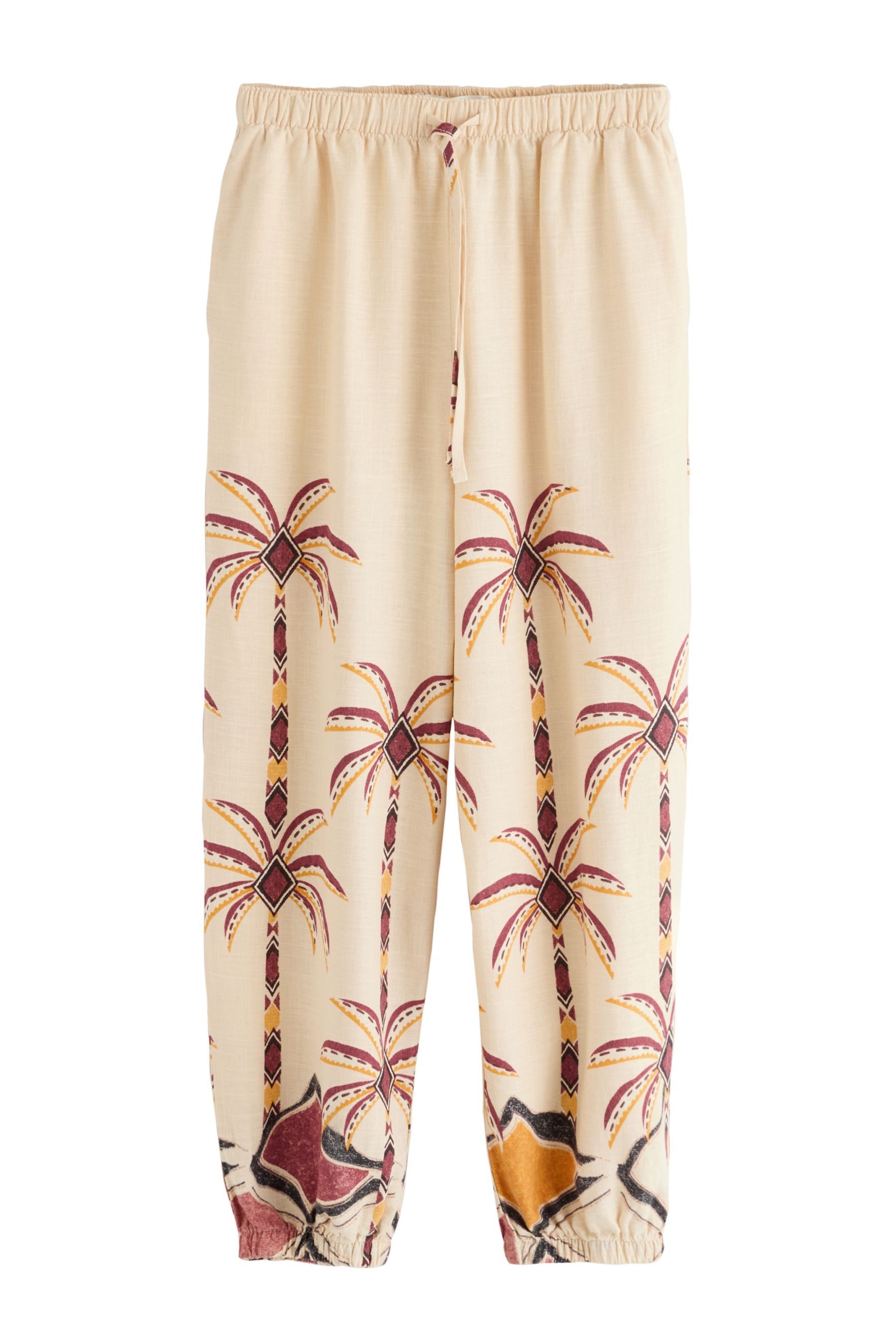 Next Leinenhose Hose aus Leinengemisch mit Ballonbein (1-tlg)