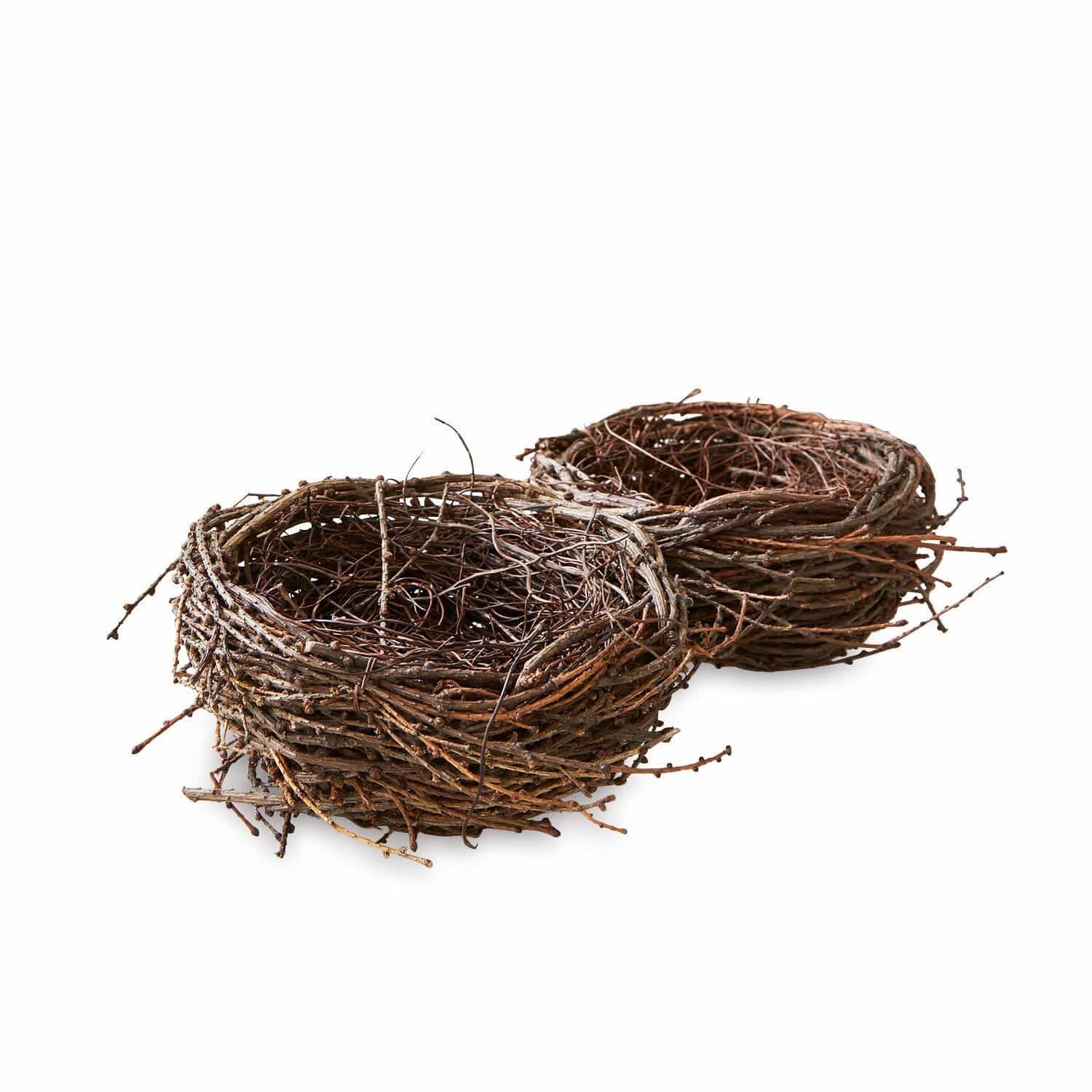 Dekoobjekt Deko-Nest 2er Set Libers braun