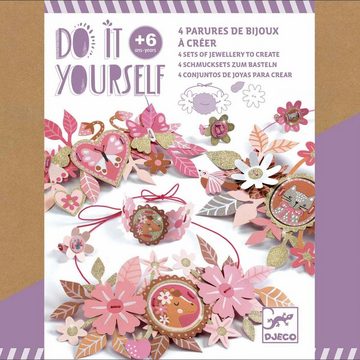 DJECO Kreativset DIY: Schmucksets Zarte Medailllons Bastelset DJ07958