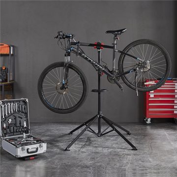 Yaheetech Fahrrad-Montageständer, Reparaturständer Höhenverstellbar bis 40 Kg