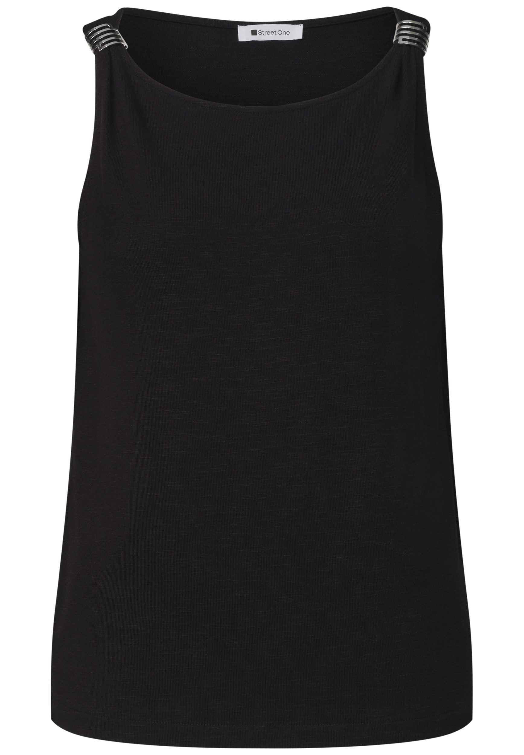 STREET ONE Shirttop LTD QR top w.shoulder detail