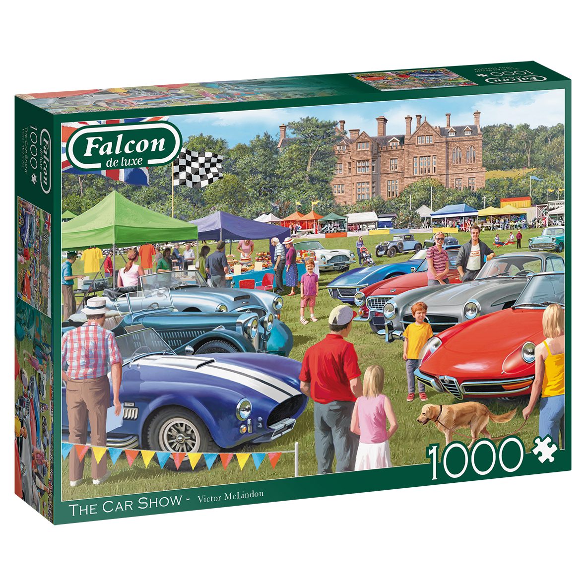 Jumbo Spiele Puzzle Victor McLindon The Car Show 1000 Teile Puzzle, 1000 Puzzleteile