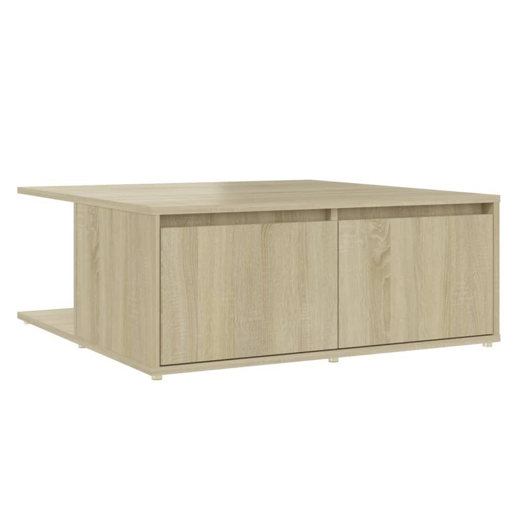 (1-St) Holzwerkstoff Eiche | Sonoma Couchtisch cm Sonoma-Eiche Couchtisch vidaXL 80x80x31 Sonoma Eiche