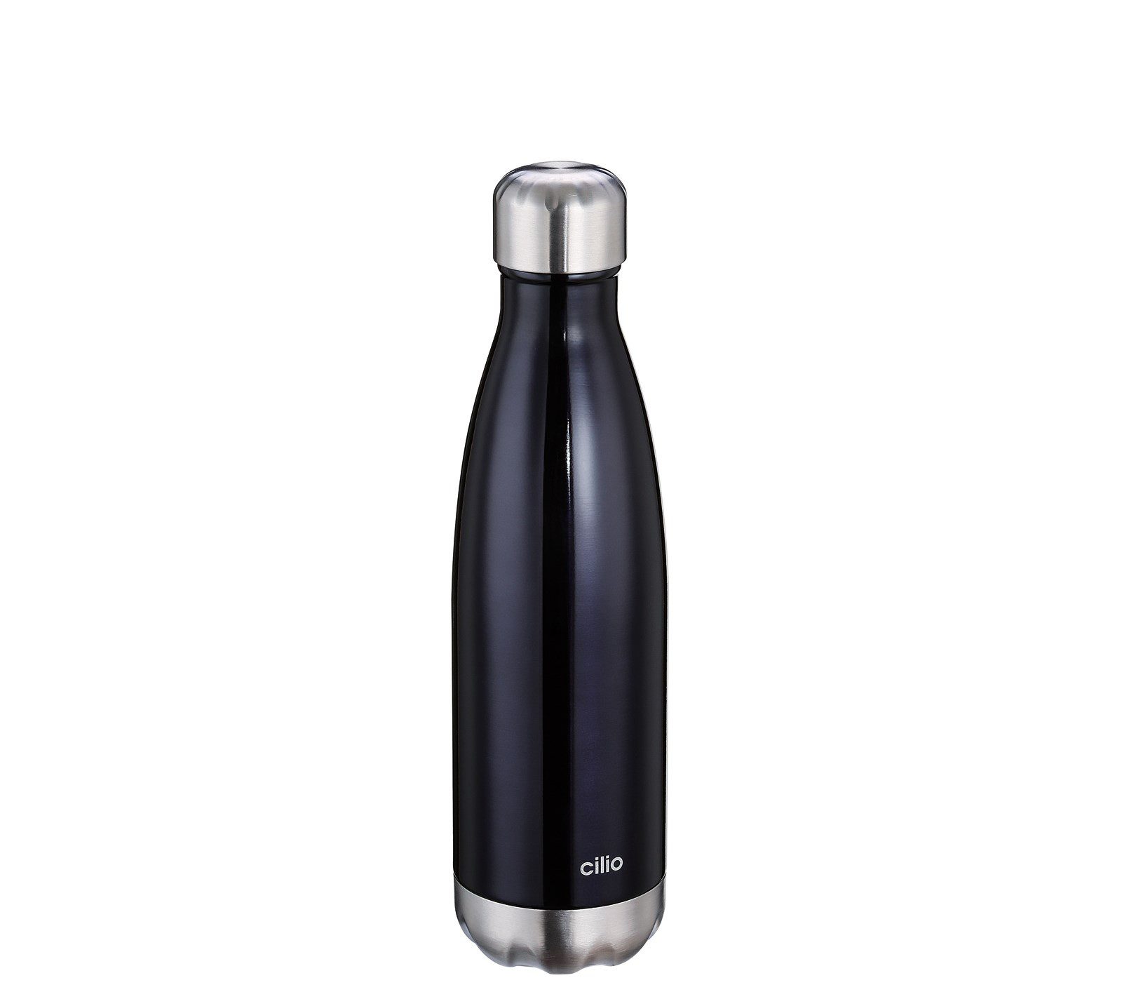 Küchenprofi Flachmann Küchenprofi Isolierflasche Edelstahl 500 ml Silber kohlensäuregeeignet, Geeignet für kohlensäurehaltigen Getränke