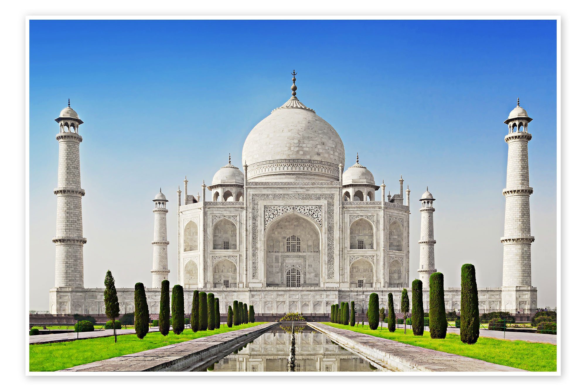 Posterlounge Poster Editors Choice, Taj Mahal, Agra, Indien, Fotografie