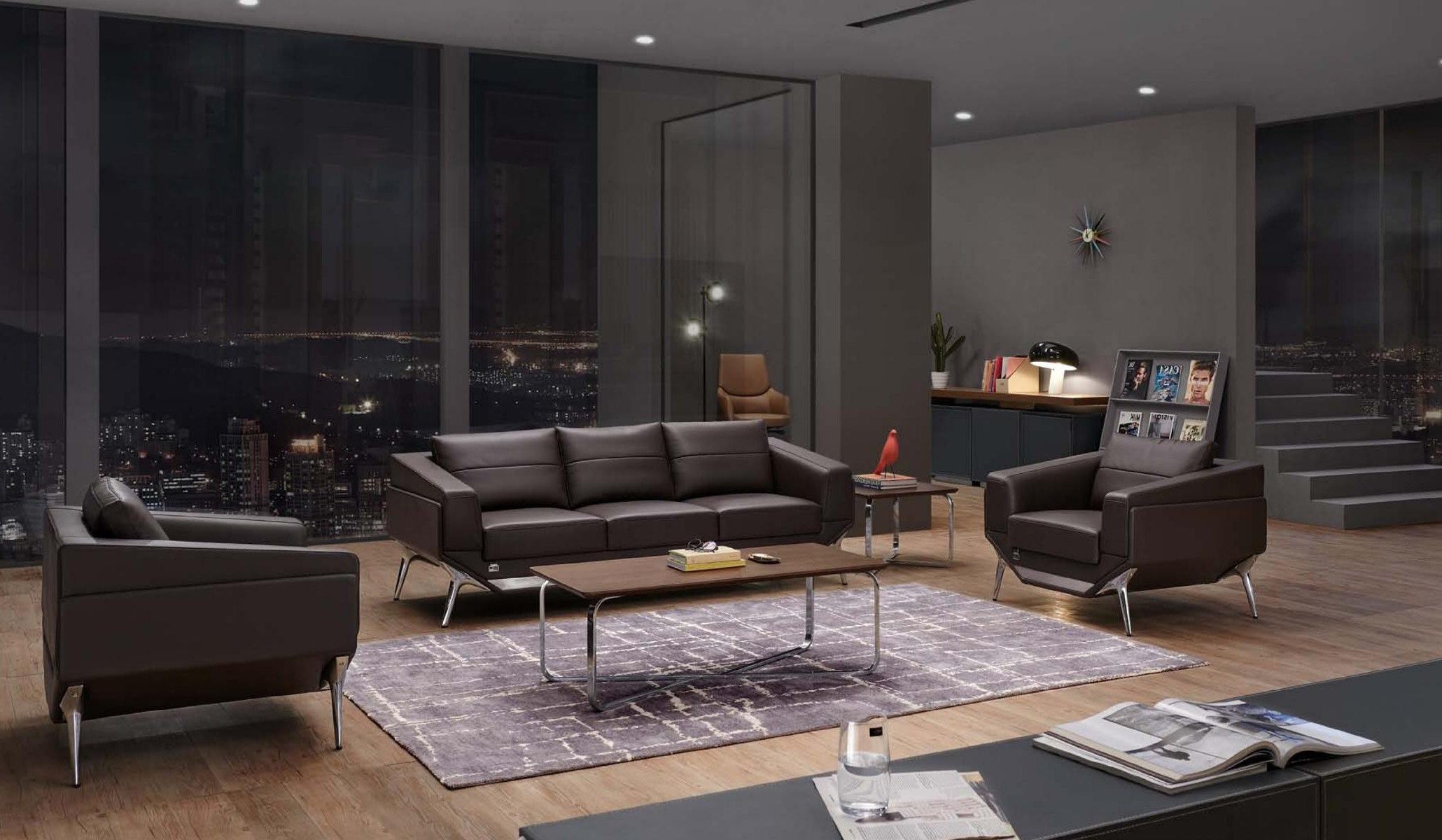 Xlmoebel Polstergarnitur Modernes Polstergarnitur - stilvolles Möbelstück, (3-tlg), Made in Europa