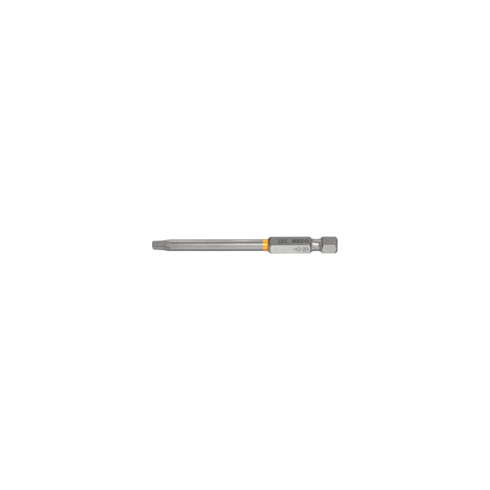 Heco Torx-Bit HECO Langbits, HECO-Drive, HD-20, Farbring: orange, im Blister 3 Stk