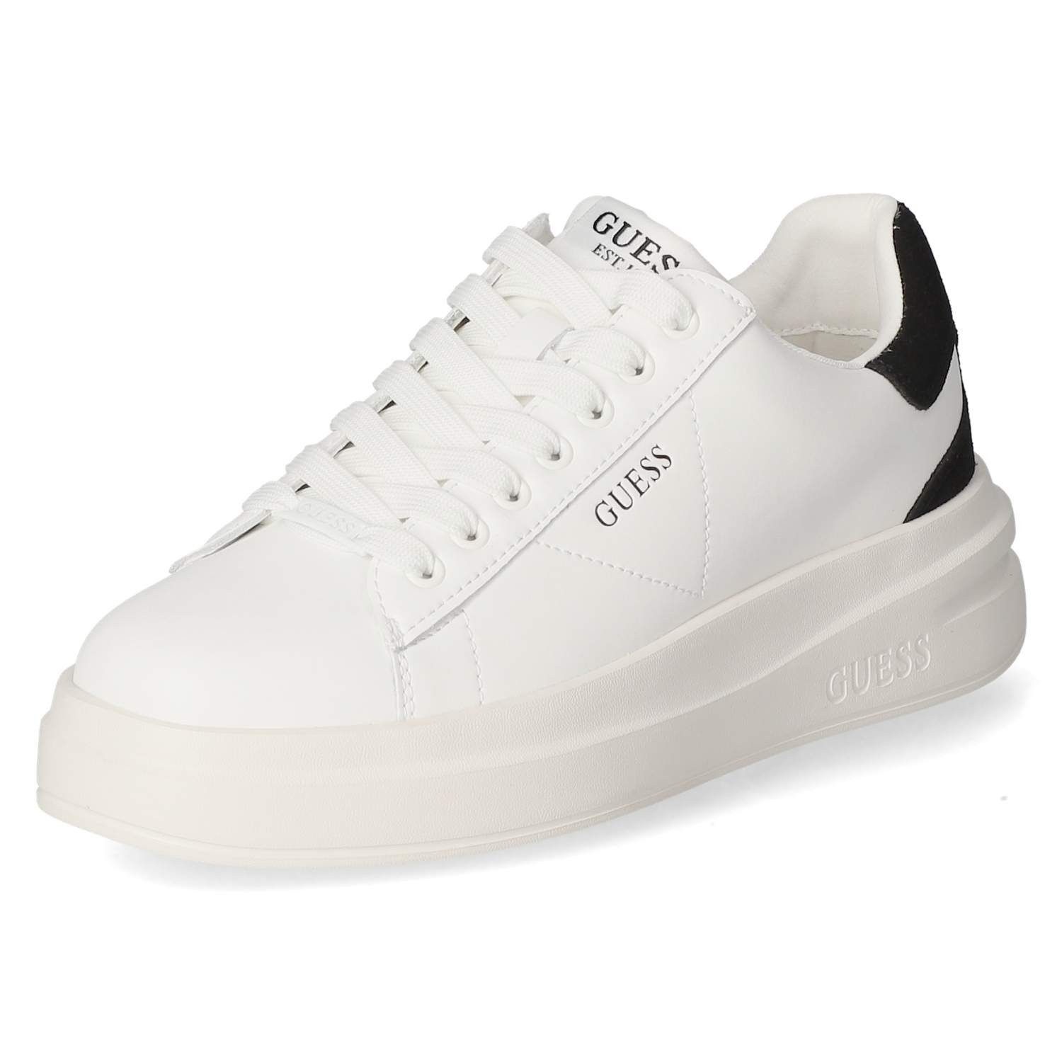 Guess FLJELBLEA12WHBLK Schnürschuh günstig online kaufen