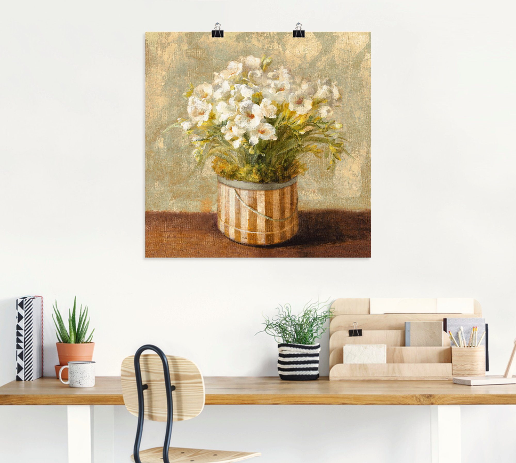 Leinwandbild, (1 Artland Wandaufkleber oder versch. Größen in Fresien, Poster Wandbild St), als Blumen