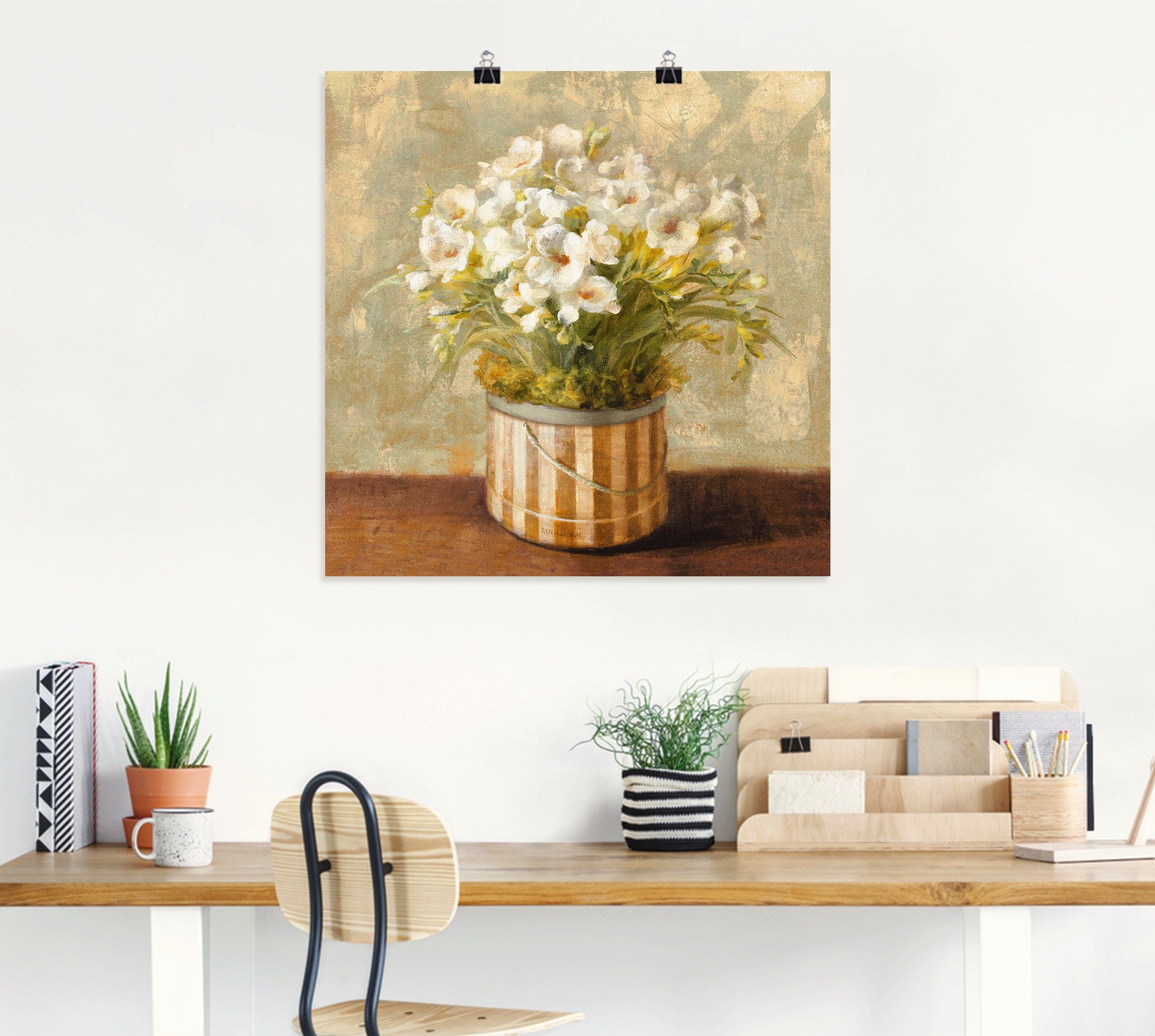 Artland Wandbild in St), als Leinwandbild, (1 Fresien, Poster versch. Größen Blumen oder Wandaufkleber