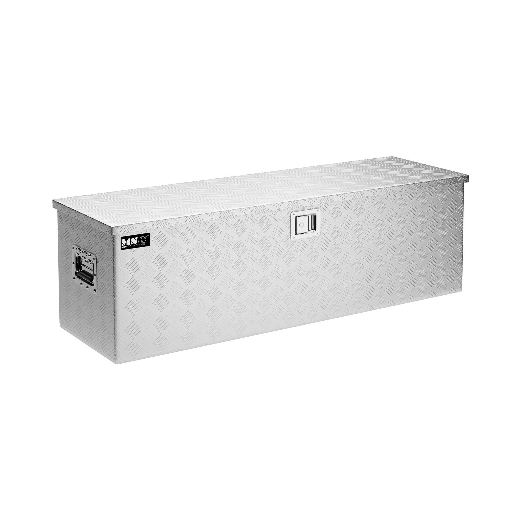 MSW Werkzeugkoffer 150 L Alubox Alukiste Truckbox Werkzeugbox Transportkiste Deichselbox, verschiedene Größen