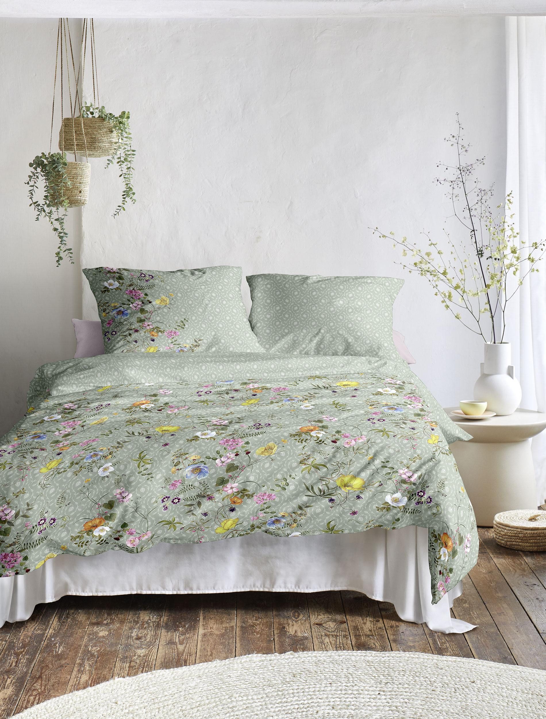 Irisette Bettwäsche Tokio 8599, Mako-Satin, 2 teilig, seidiger Glanz, besonders weich und hautschmeichelnd