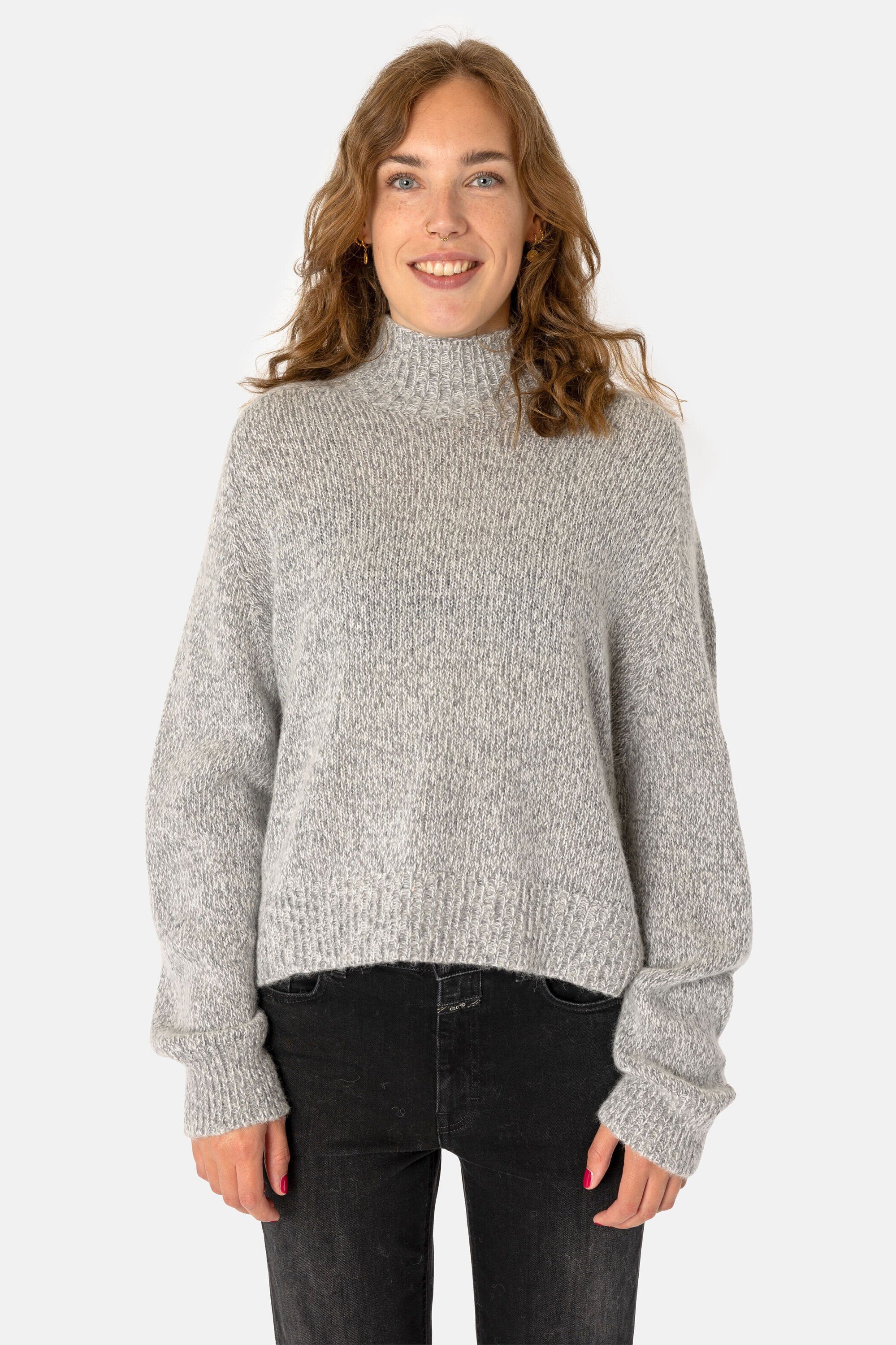 Rollkragenpullover Grau Drykorn Lyzima