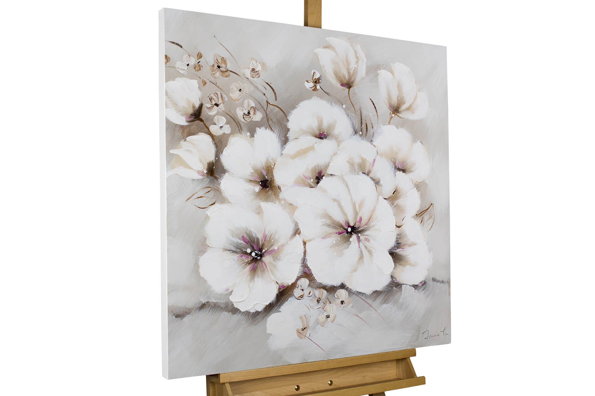 KUNSTLOFT Gemälde »Reinheit der Blumen«, handgemaltes Bild auf Leinwand  online kaufen | OTTO