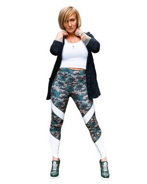 Missy Rockz Leggings Rockz Army Leggings camouflage / white